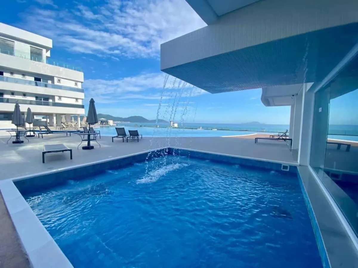 Cobertura Spa - Mirante Home Club - 3 Suites - 8 Pessoas - 50M Praia Florianopolis